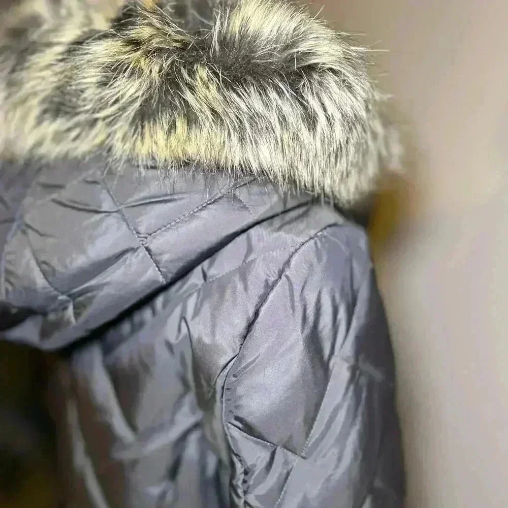 NWT Anne Klein Ladies Quilted Puffer Coat Jacket - Size Medium - Picture 4 of 11